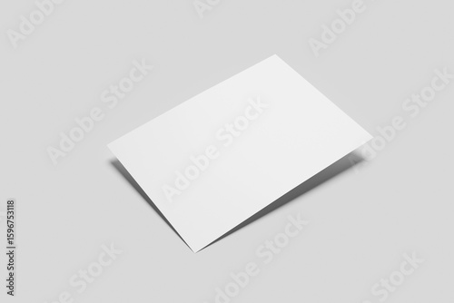 Blank Postcard Mockup