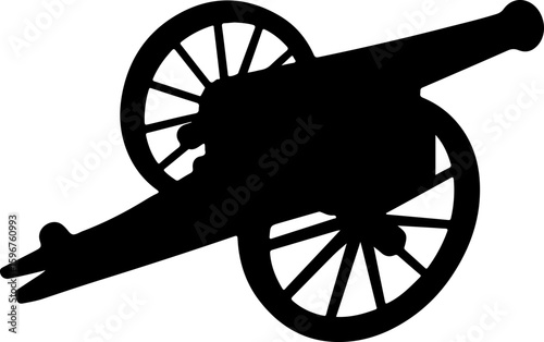  Vintage War Cannon vector graphcis