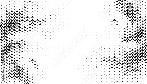 Black and white abstract halftone pattern with smooth transition effect for sporty background and jersey design. Fully editable vector element. Vector Format Illustration 