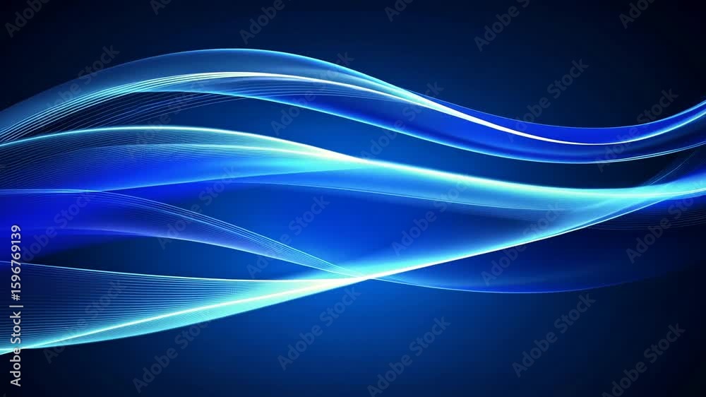 Abstract blue wave flowing energy background for creative design and decoration Abstract blue wave flowing energy background for creative design and decoration