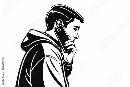 man with a phone