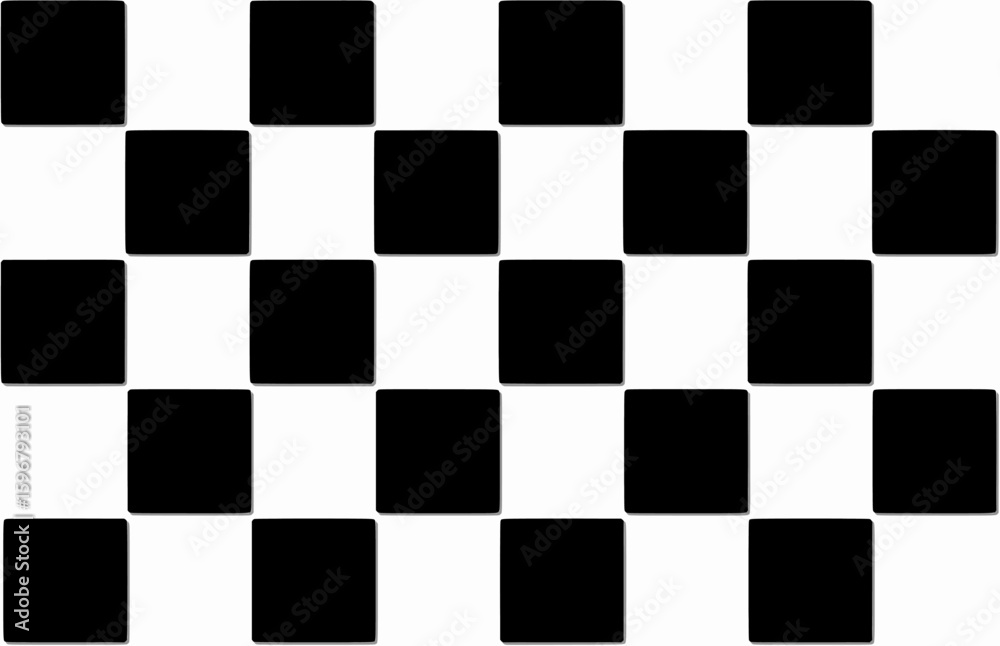 black and white chess board