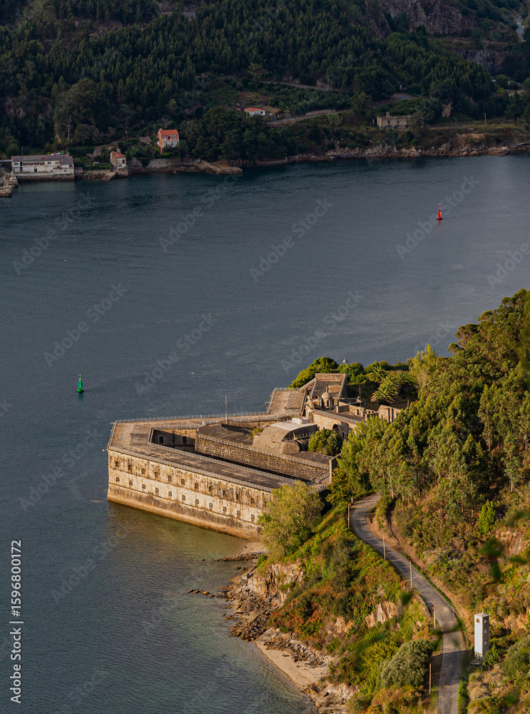 Obraz premium View of the La Palma castle, in Spain