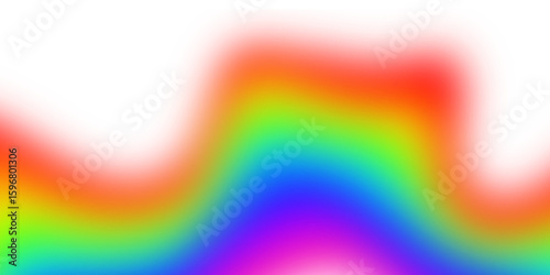 Abstract blurred Rainbow background isolated	