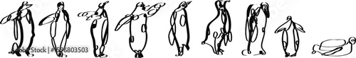 a set of penguin vectors