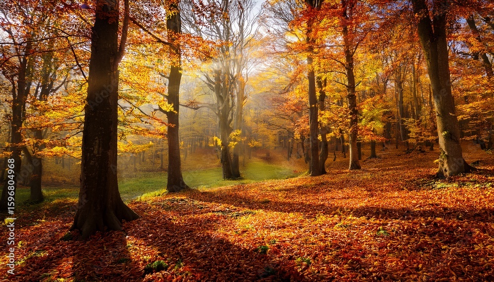 Fototapeta premium autumn in the woods