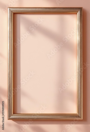 Elegant frame display minimalist studio image showcase soft lighting