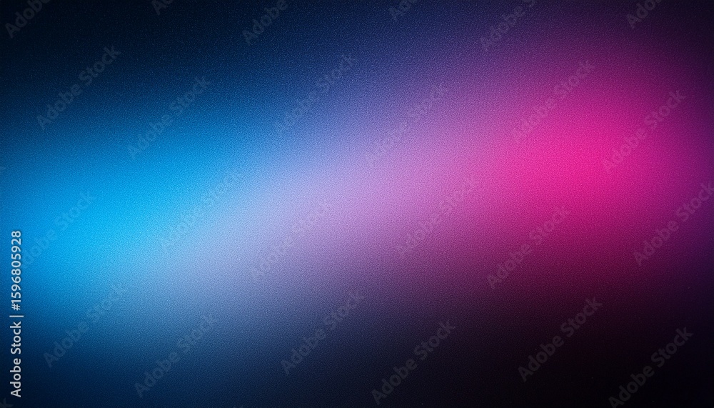 Fototapeta premium color gradient dark grainy background pink blue white purple vibrant abstract on black noise texture effect