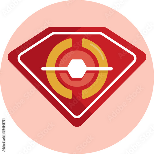 Protective shield symbolizing defense and strength.