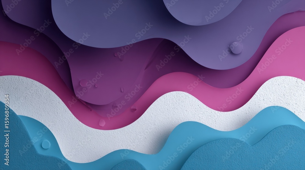 Obraz premium Abstract layered paper design