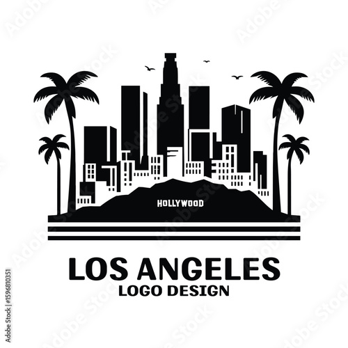 Los Angeles Vector Logo Design 