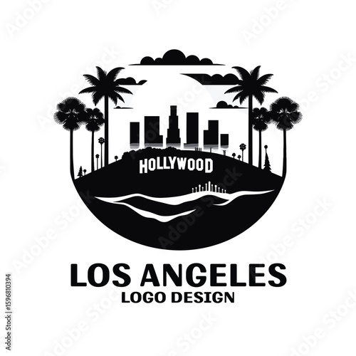 Los Angeles Vector Logo Design 