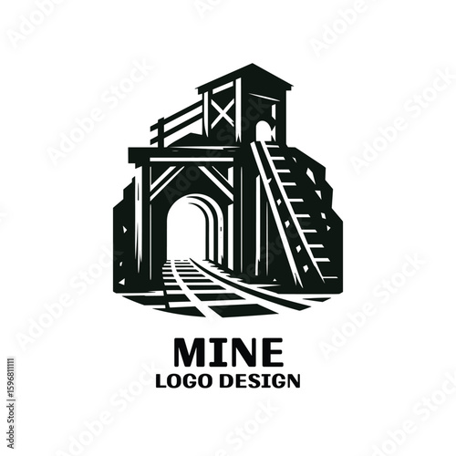 Mine Vector Logo Design 