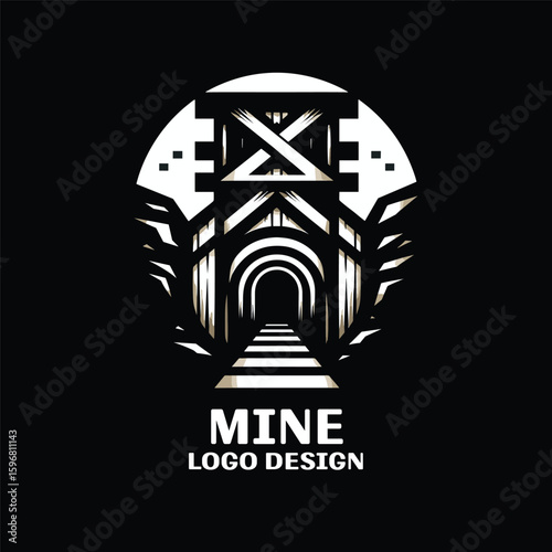 Mine Vector Logo Design 