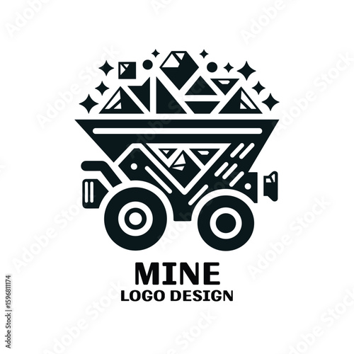 Mine Vector Logo Design 