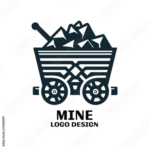 Mine Vector Logo Design 