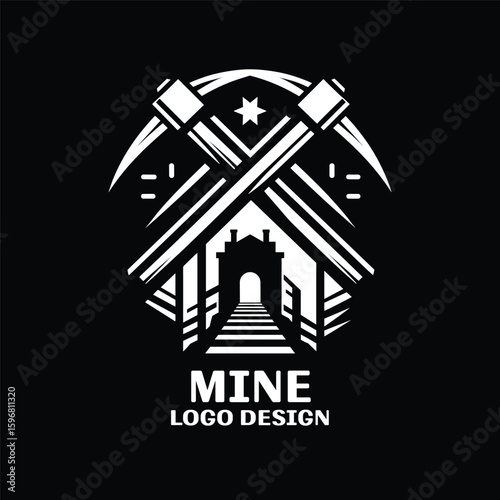 Mine Vector Logo Design 