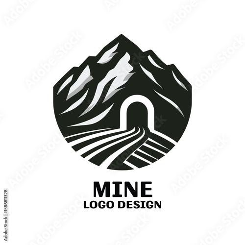 Mine Vector Logo Design 