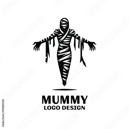 Mummy Vector Logo Design 