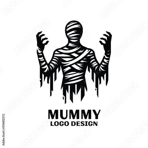Mummy Vector Logo Design 