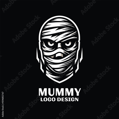 Mummy Vector Logo Design 