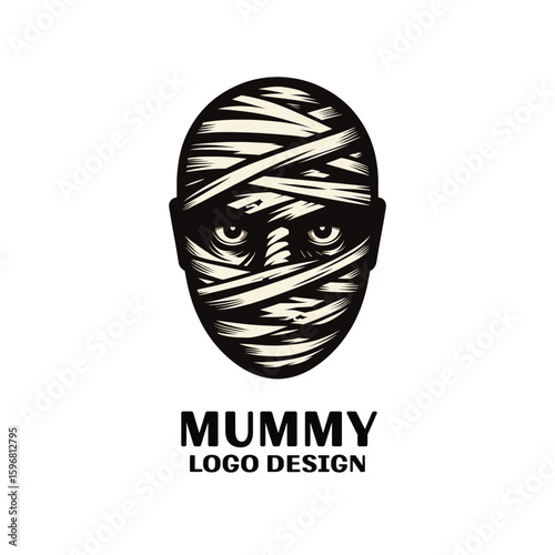 Mummy Vector Logo Design 