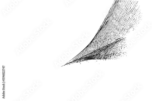 Isometric view of a rectangular prism centered on a coordinate system with arrowed axes and tick marks