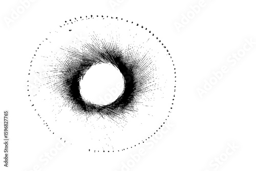 Illustration of a vintage television set placed above a camera with cables on a white background