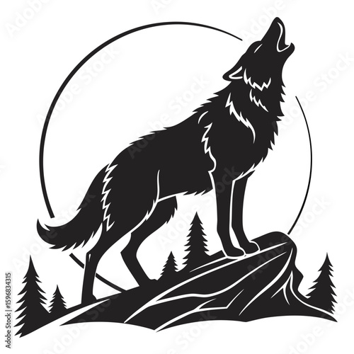 wolf vector illustration