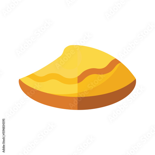vector illustration of an omelette