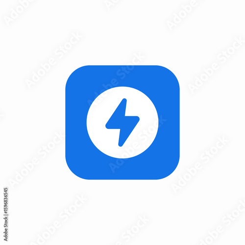 energy bolt booster icon sign vector