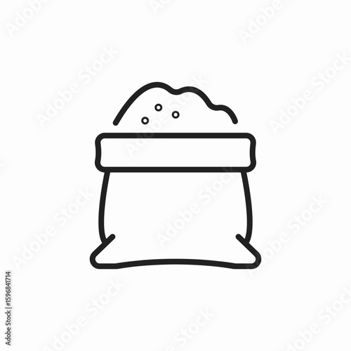 bag grain icon sign vector
