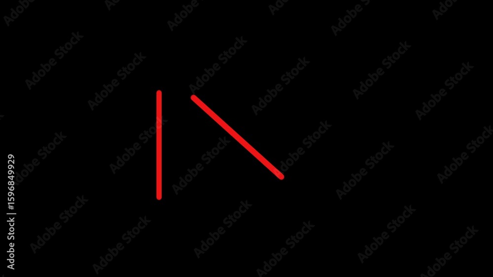 Dynamic Cross Mark Formation Animation on Black Background | Minimal X Symbol Motion Graphic Dynamic Cross Mark Formation Animation on Black Background | Minimal X Symbol Motion Graphic