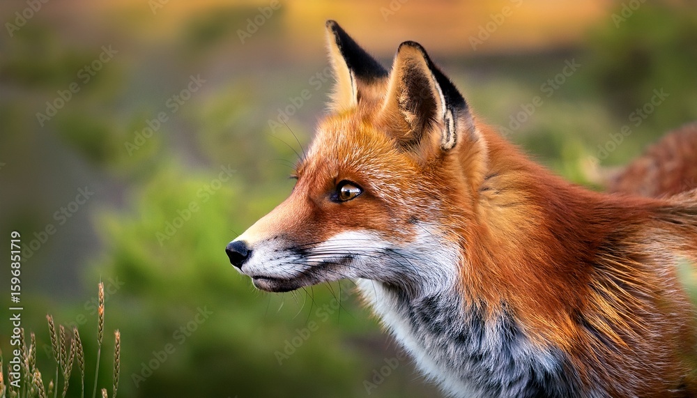 Fototapeta premium a beautiful red fox 13