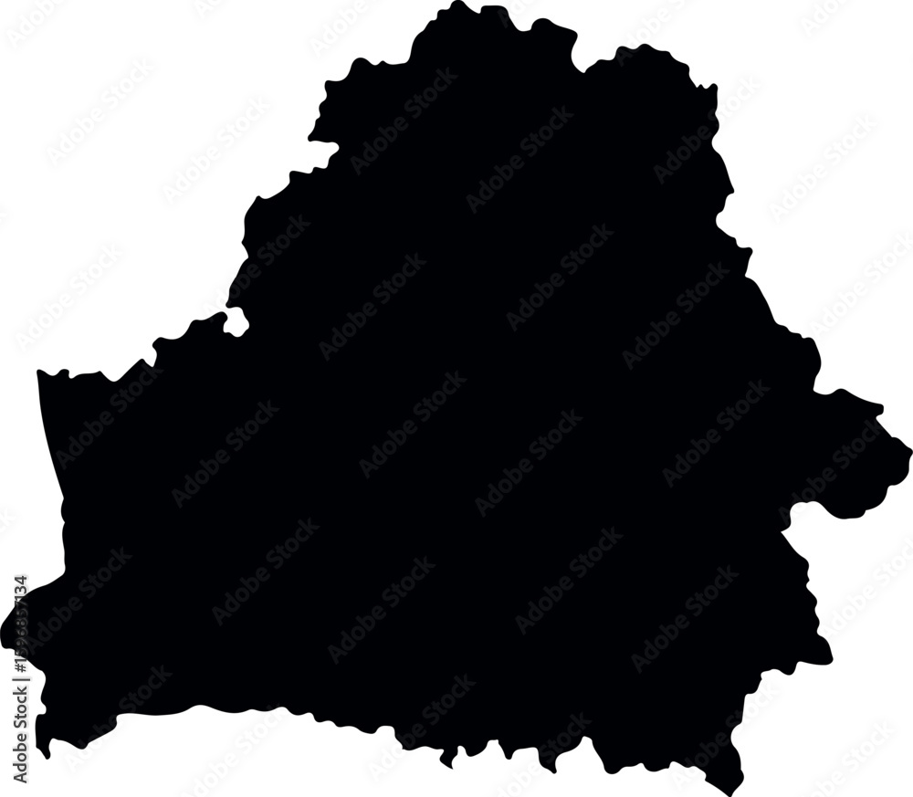 Bavaria map silhouette white background Bavaria map silhouette white background