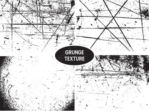 Dust & Scratch Grunge Vector Bundle – Overlay Texture Pack