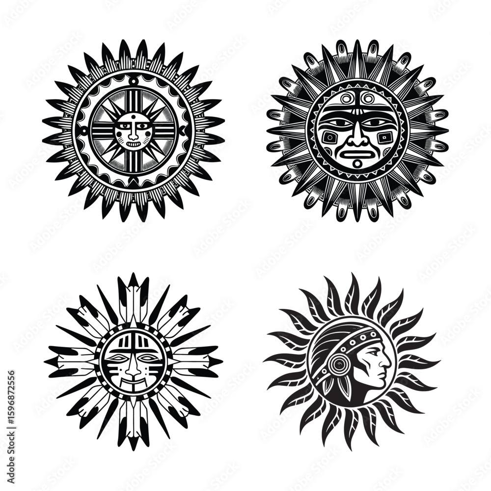 Fototapeta premium Sun svg design