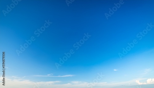 sky is blue and clear with no clouds