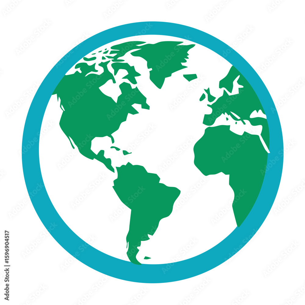 world map with globe world map with globe