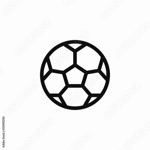 soccer ball icon sign vector