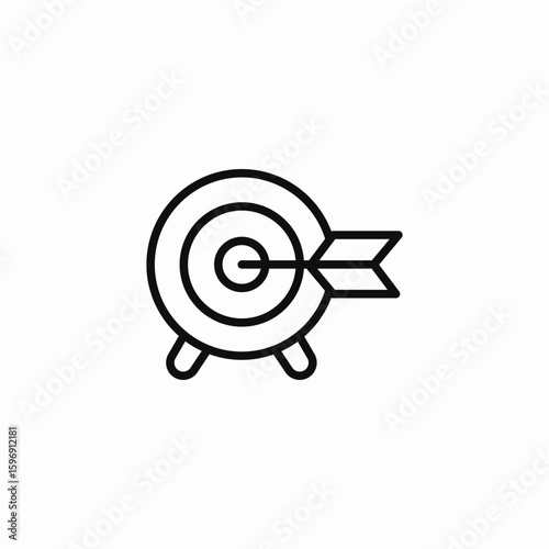 target teach icon sign vector