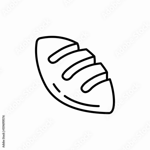 bread bakery icon sign vector