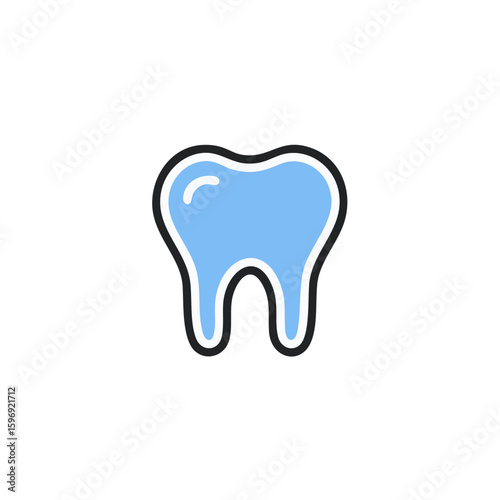 Tooth icon: dental care, dentistry, oral hygiene, dentist