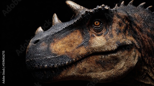 Fototapeta Naklejka Na Ścianę i Meble -  Close-up dinosaur head profile