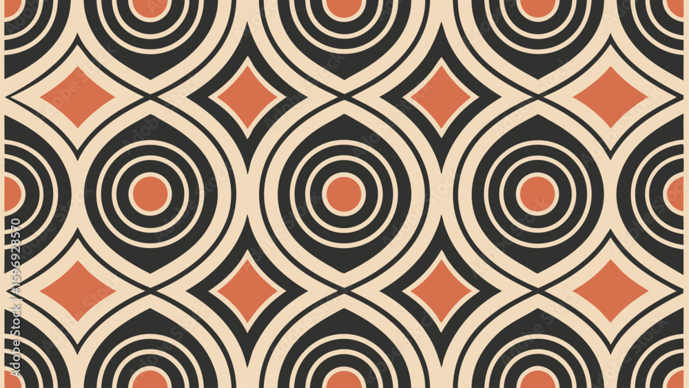 Fototapeta premium Art Deco Geometric Pattern