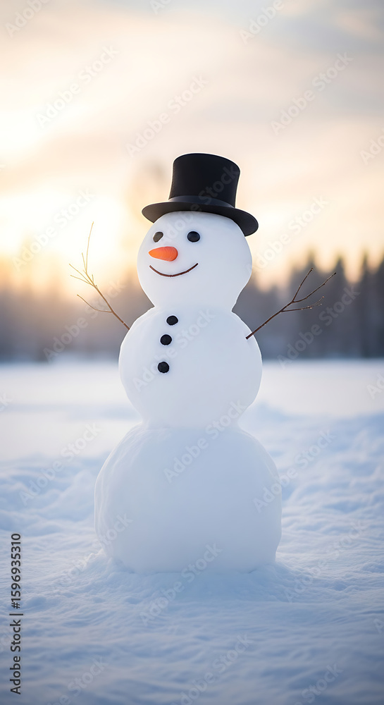 Obraz premium snowman