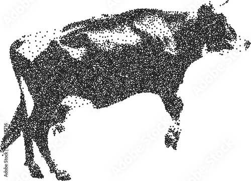 Alien retro y2k stipple design ufo halftone brutalist urban vector png with clear background, extraterrestrial 2000s photocopy grunge tattoo gen z effect