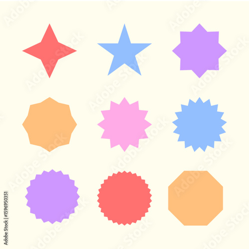 Geometric shape vector illustration. Geometric shape.