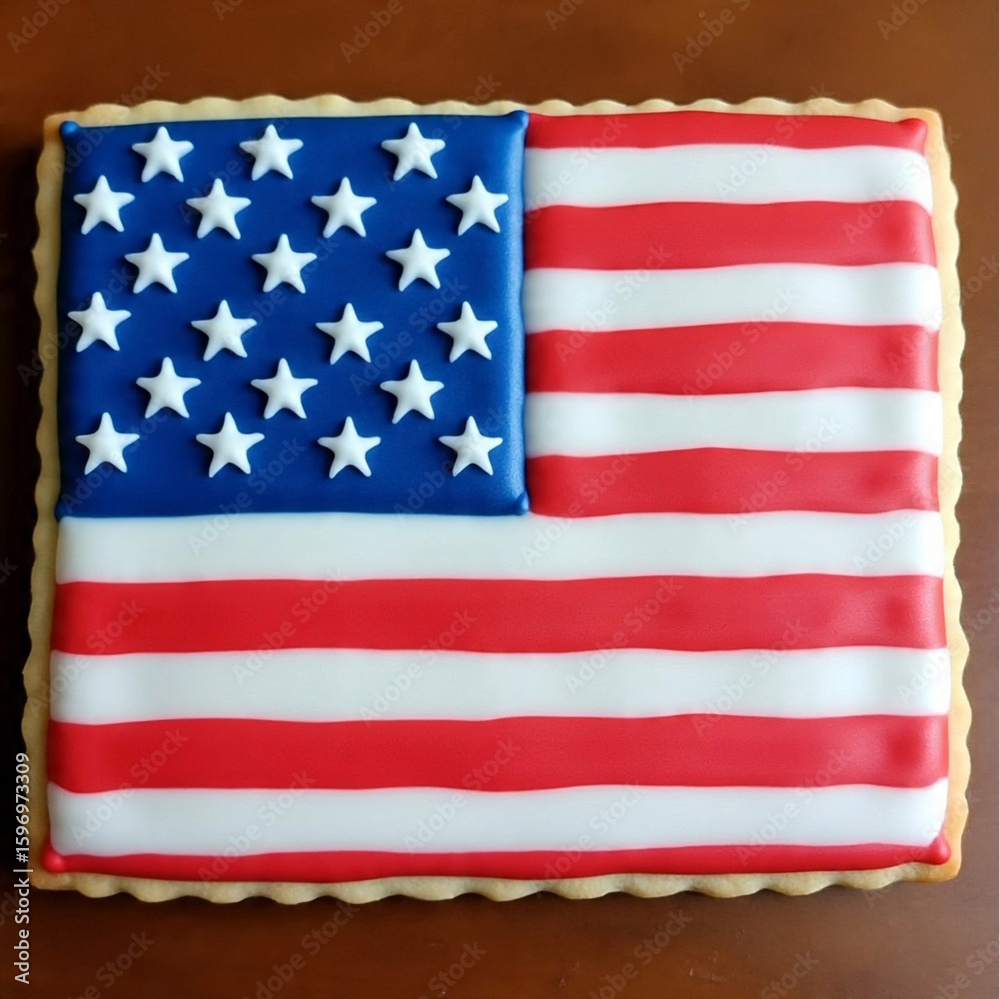 Obraz premium flag of usa, cookie