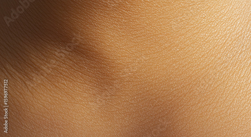 Detailed Macro of Warm Toned Human Skin Texture
